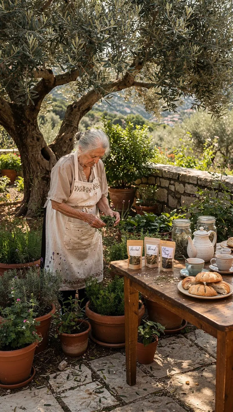 Biljni čaj u elegantnoj šalici s cvjetnim uzorkom